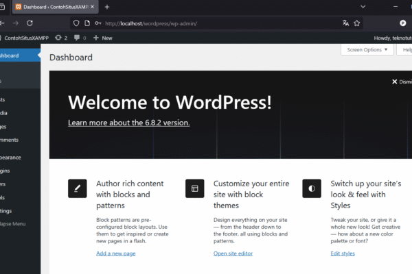 Cara Install WordPress di XAMPP Localhost Cepat dan Mudah