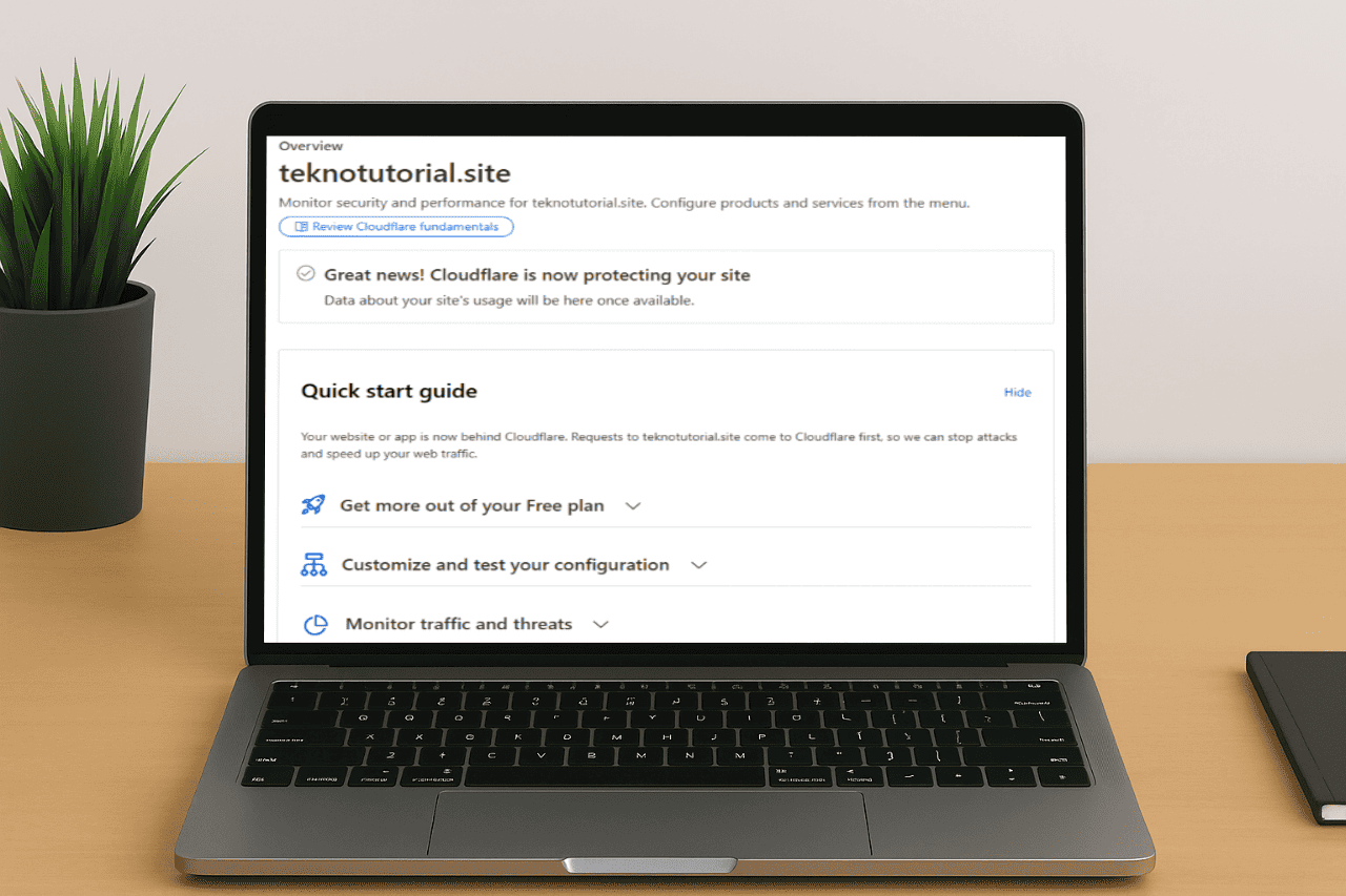 Cara Menghubungkan Domain ke Cloudflare Gratis dan Cepat