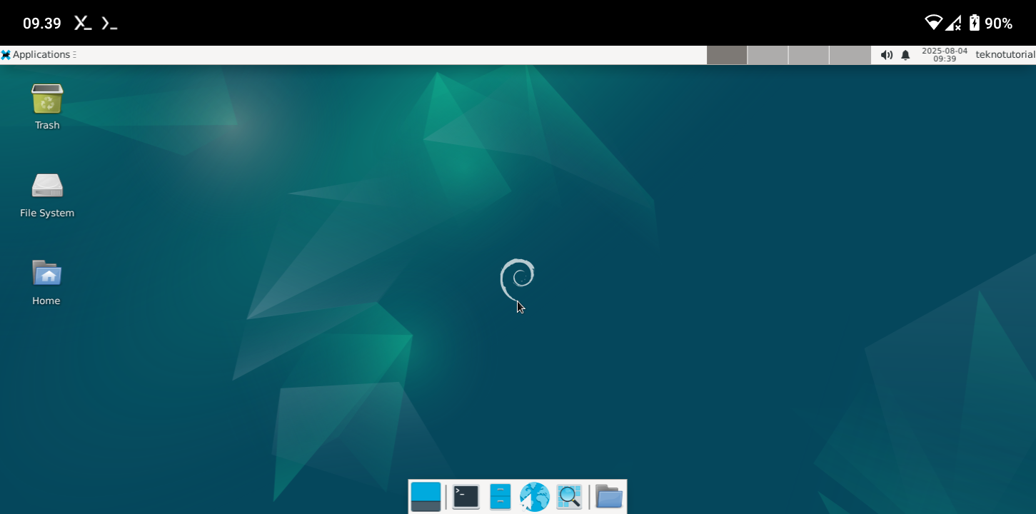 Install Debian chroot di Android menggunakan Termux