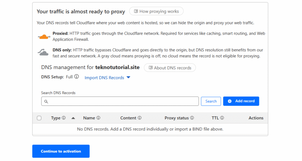 Meninjau dan Mengelola DNS Domain